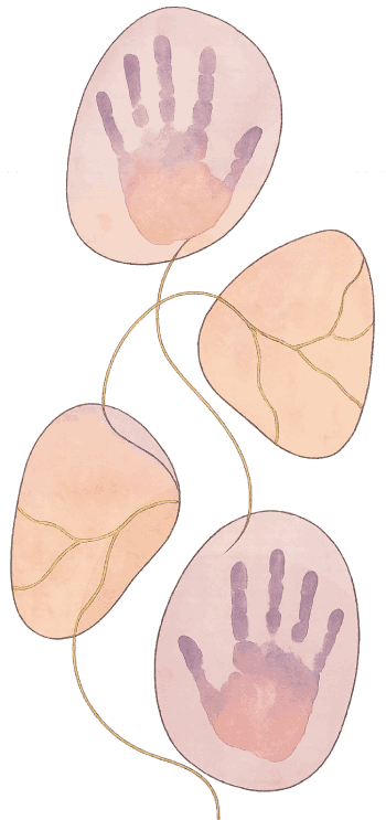 Artistic illustration depicting the personal transformation achieved with Samia's services.